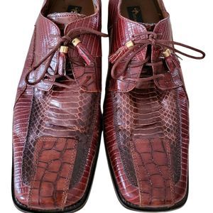 Stacy Adams | Men's Genuine Snakeskin Loafers/ Dress Shoes | 10.5